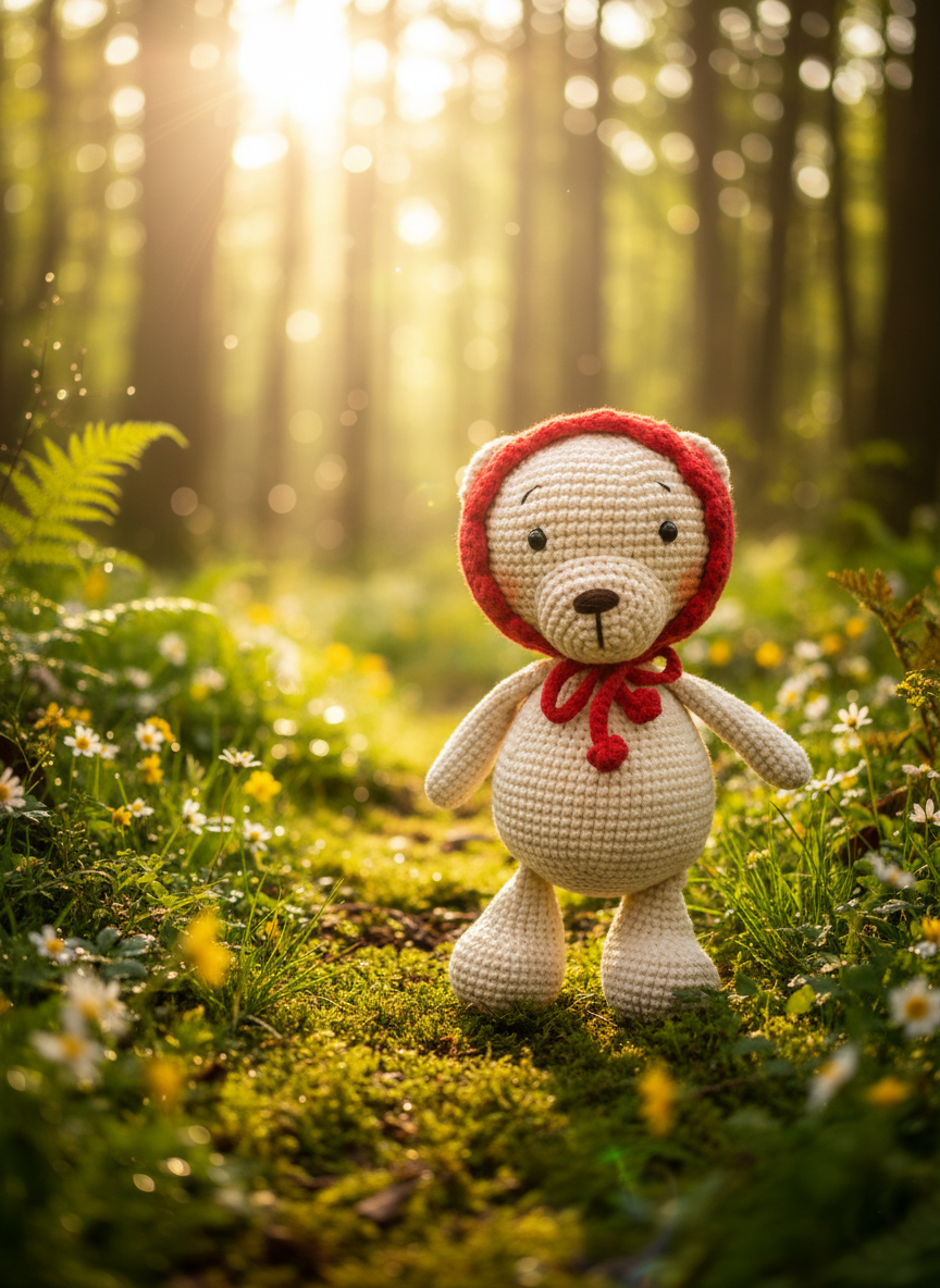 Rose: The Storybook Bear - 19cm Tall