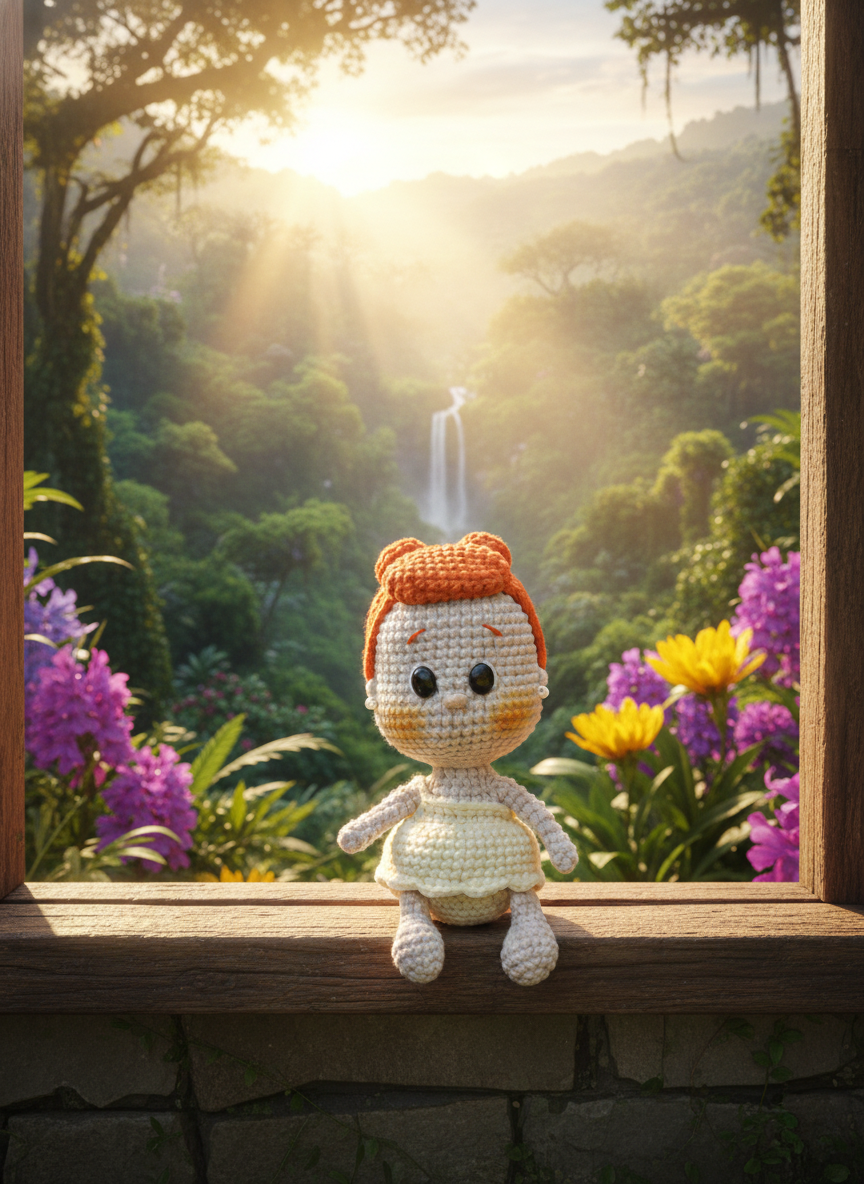 Lunii: A Little Dawnlight Dreamer – 15cm Tall