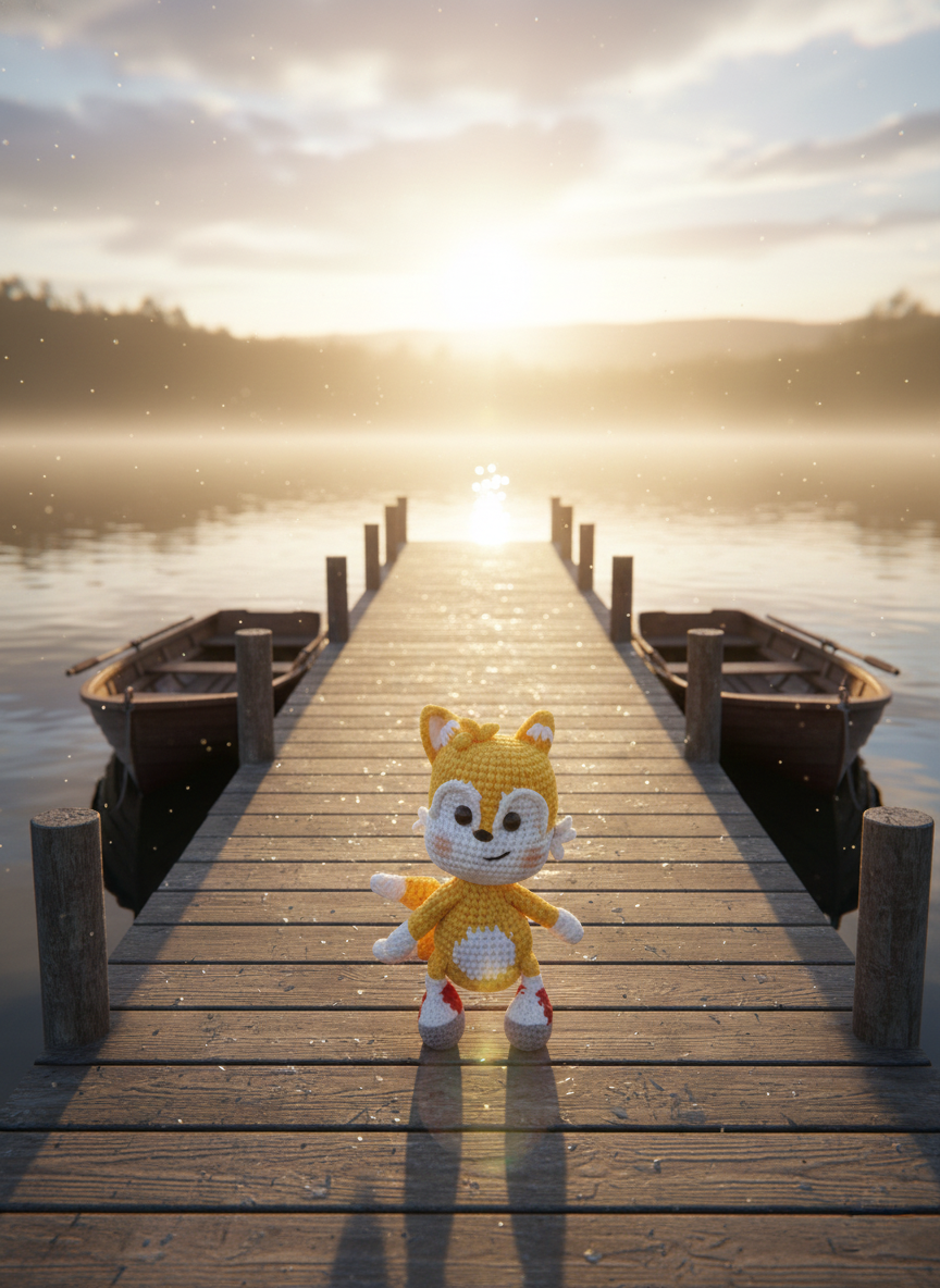 Vixxi: The Bright-Tailed Adventurer – 17cm Tall