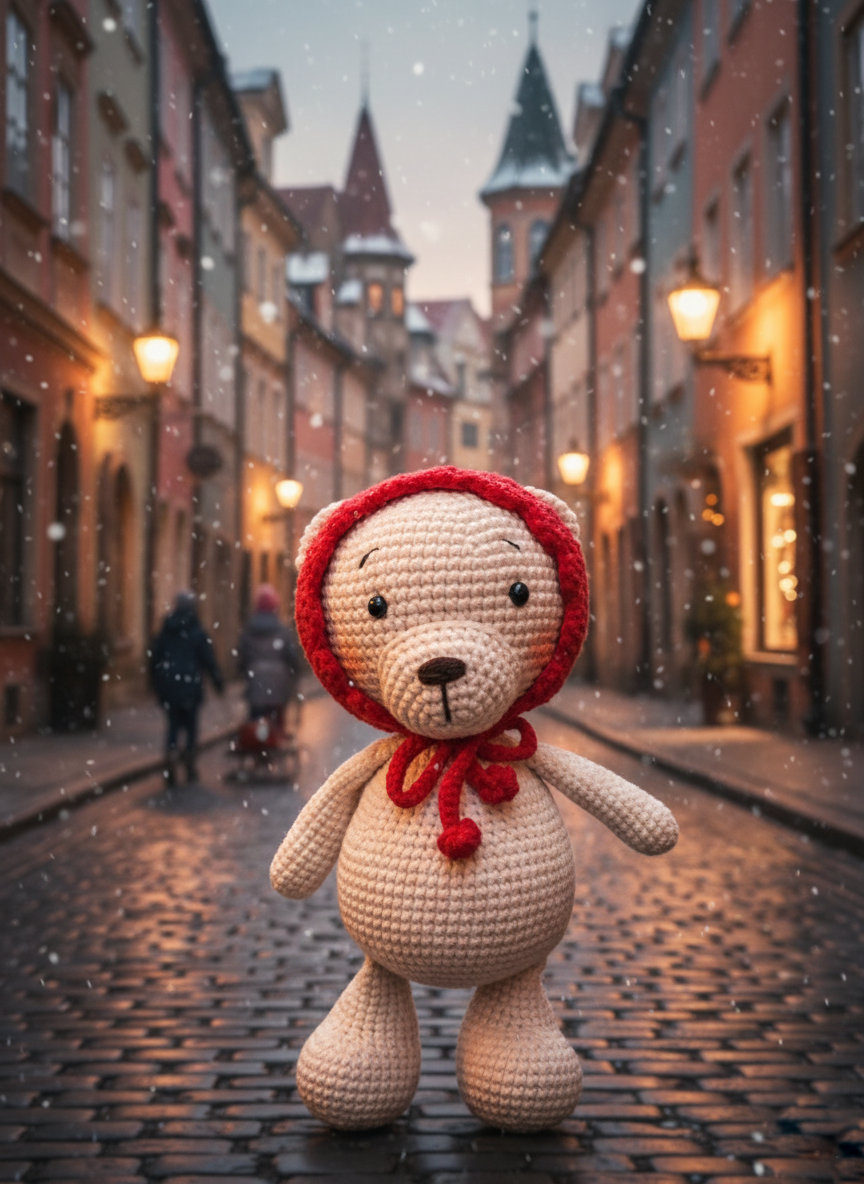 Rose: De sprookjesbeer - 19 cm hoog