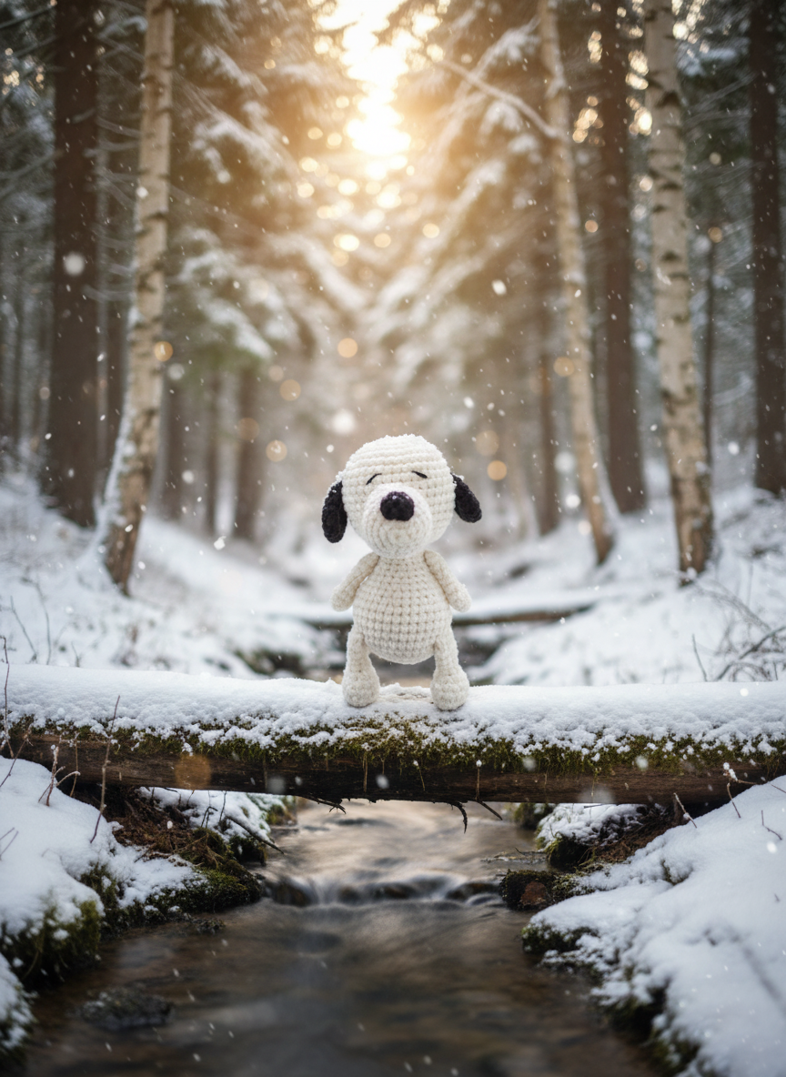 Biscuit: Een trouwe metgezel met een snooze grijns - 11 cm hoog