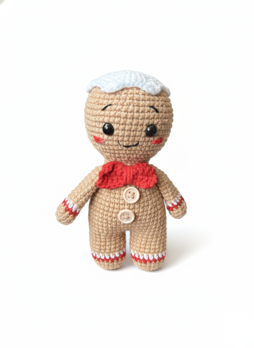 Biscotti: Een kleine kerstkoekjesvriend – 17 cm hoog