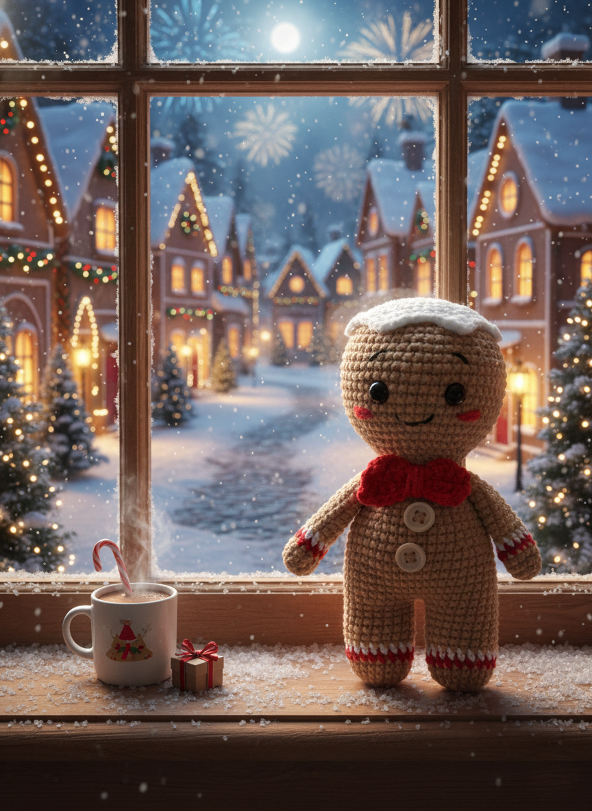 Biscotti: Een kleine kerstkoekjesvriend – 17 cm hoog