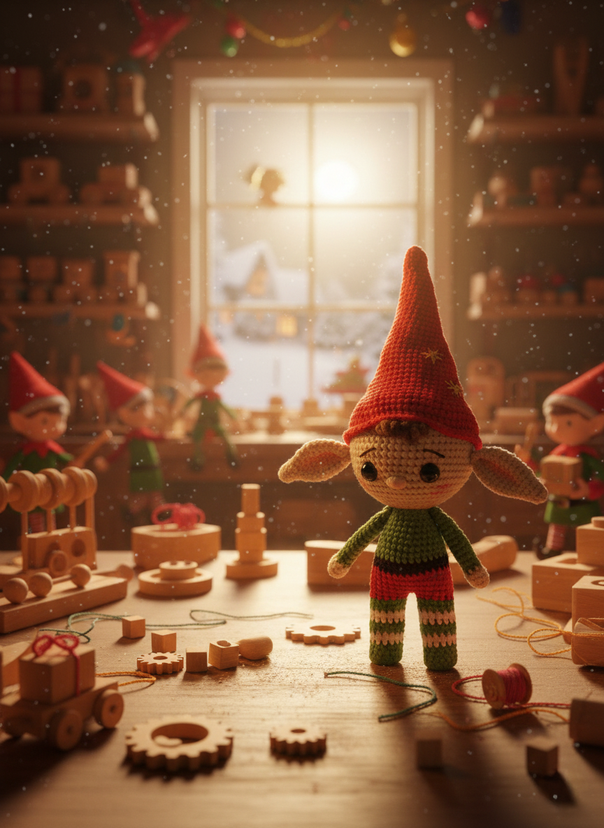 Elfin: The Little Holiday Helper – 25cm Tall