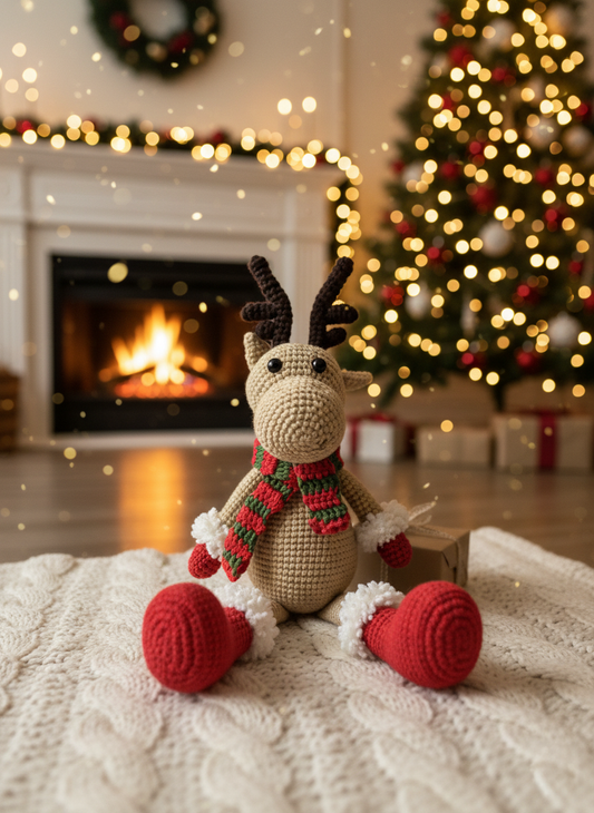 Frosti: A Snuggly Little Winter Reindeer – 33cm Tall