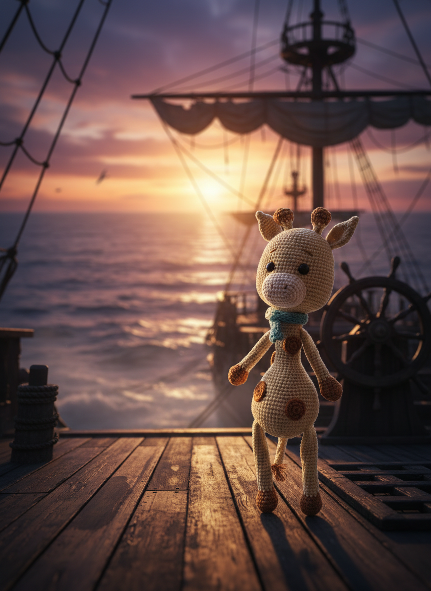 Giri A Gentle Little Giraffe Friend 30cm Tall