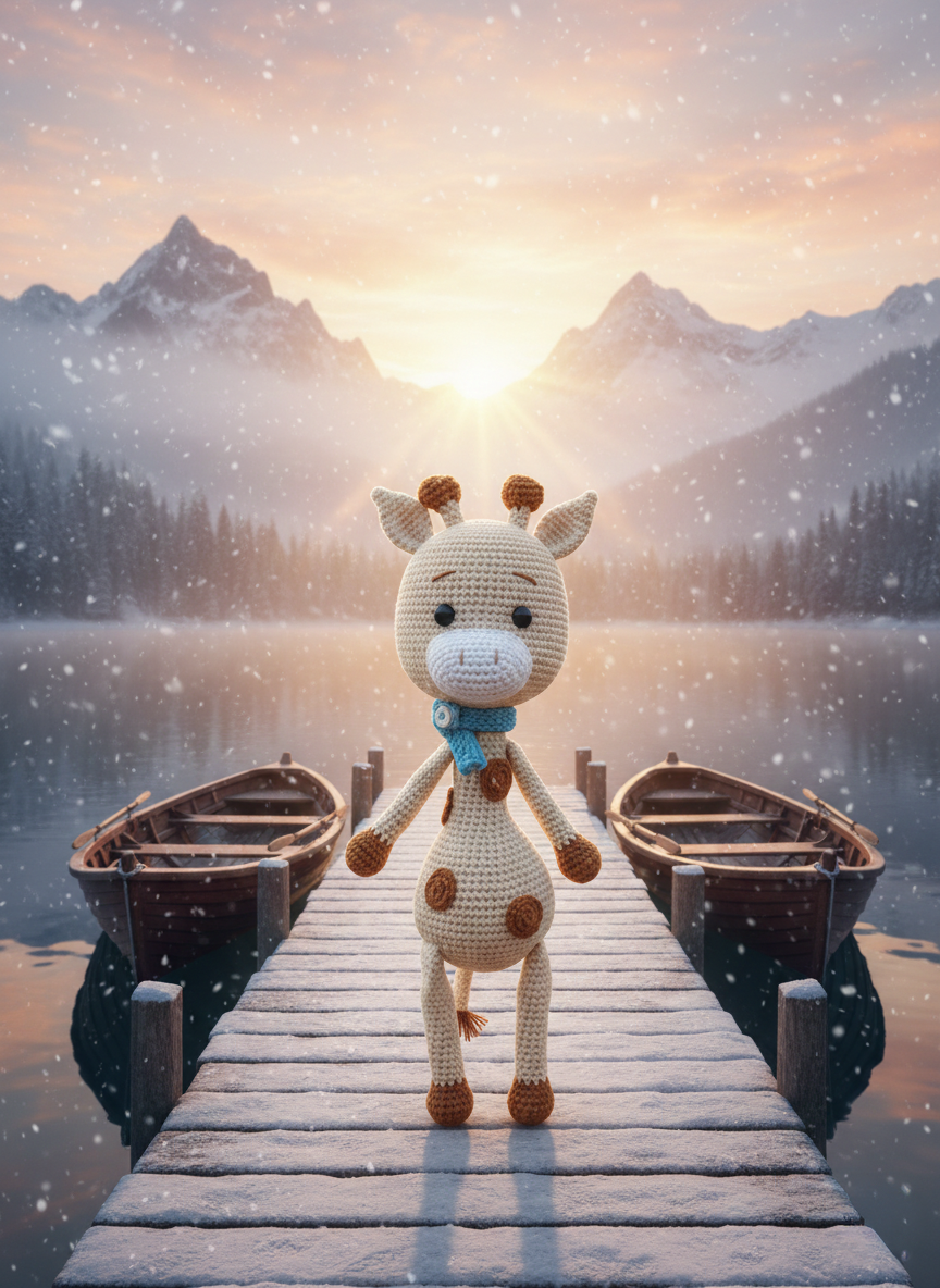 Giri A Gentle Little Giraffe Friend 30cm Tall