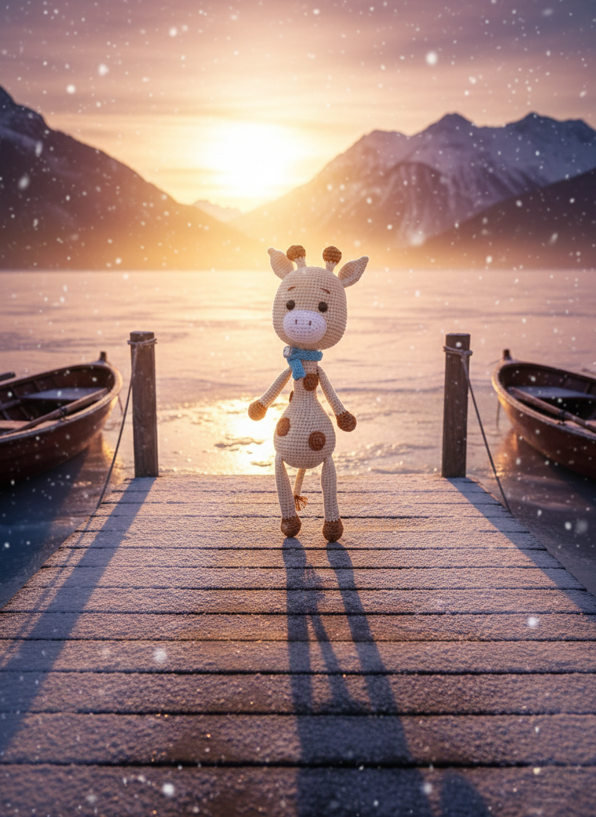 Giri A Gentle Little Giraffe Friend 30cm Tall