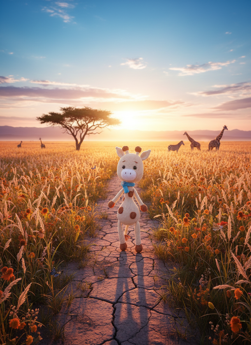 Giri A Gentle Little Giraffe Friend 30cm Tall