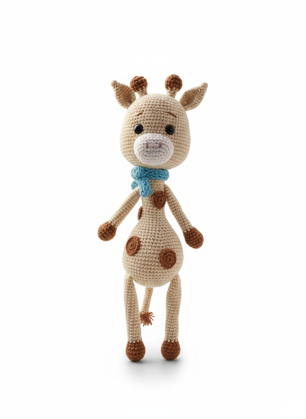 Giri – Handgemaakte Gehaakte Girafpop 30cm | Uniek Diercadeau voor Kinderen