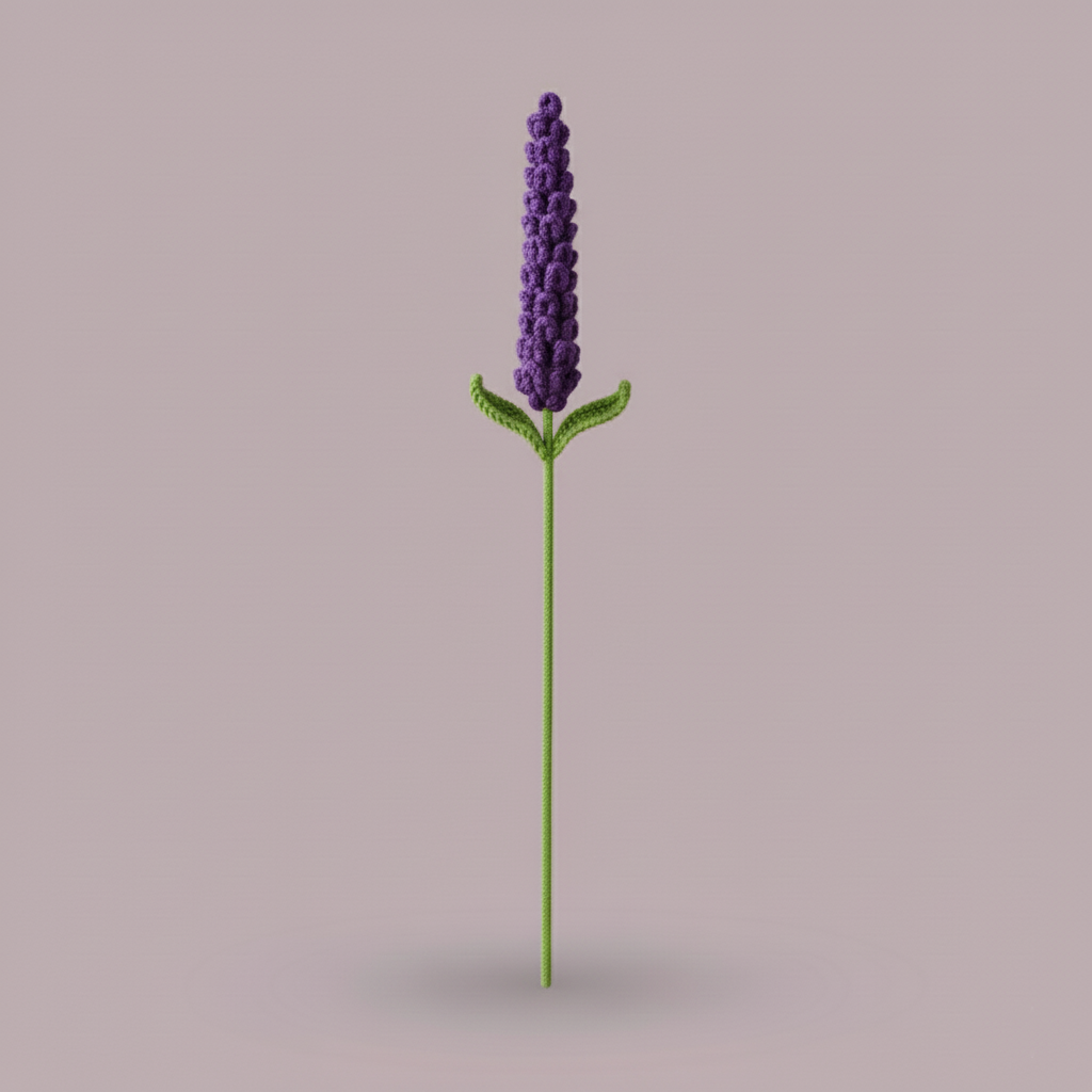 Lavender Bliss - Premium haakboeket - 15 stuks