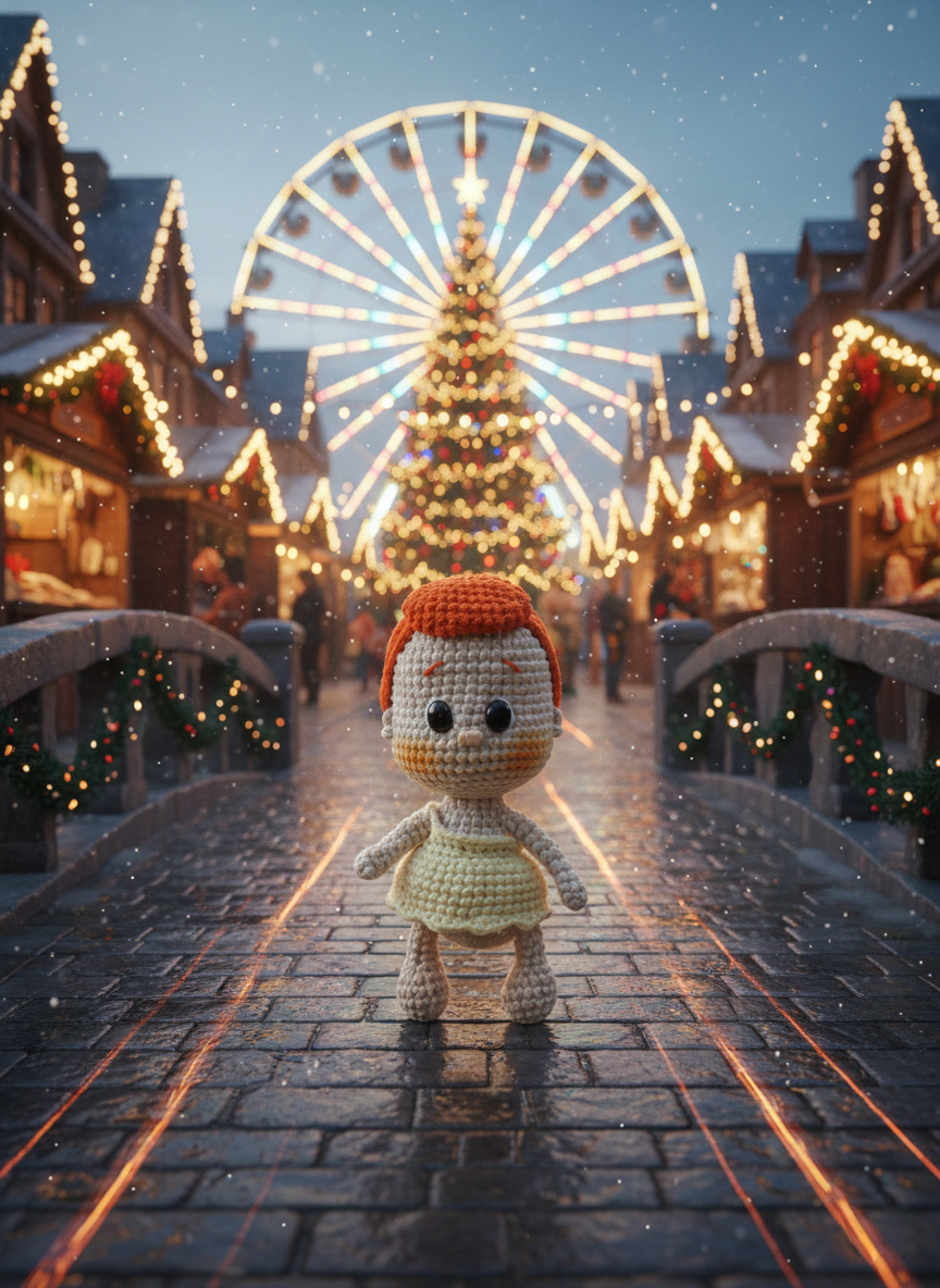 Lunii: Een kleine dromer in het ochtendlicht – 17 cm hoog