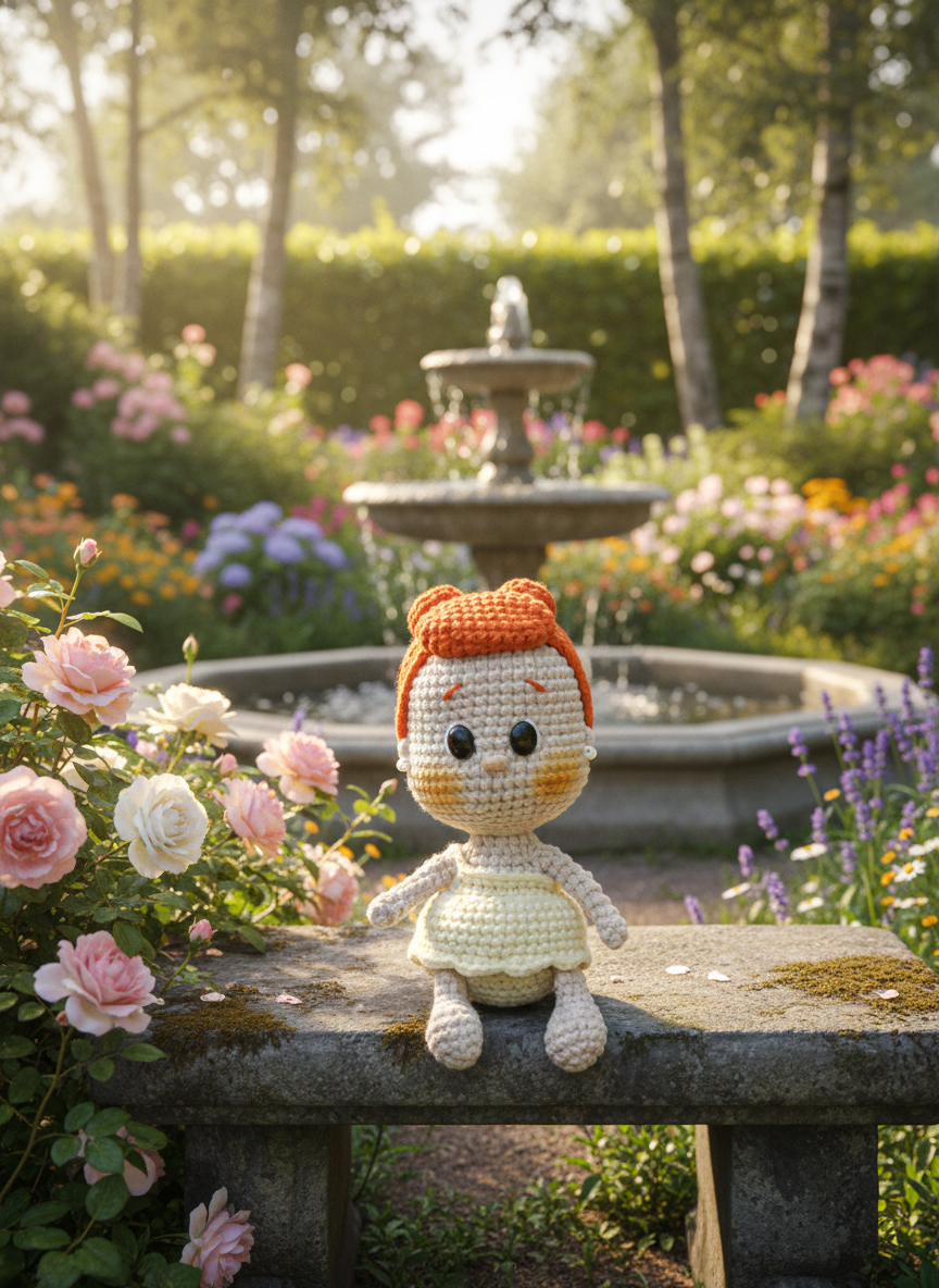 Lunii: Een kleine dromer in het ochtendlicht – 17 cm hoog