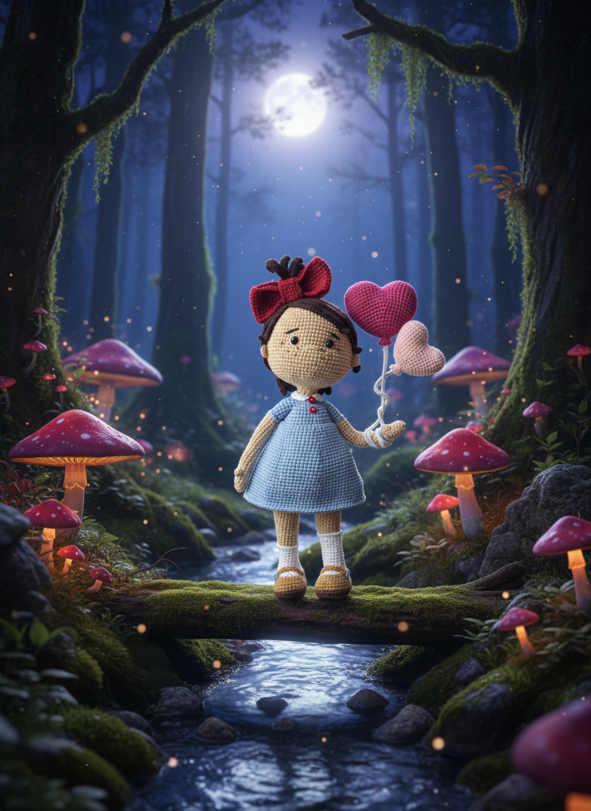 Luvia: Een kleine, hartelijke dromer – 38 cm hoog