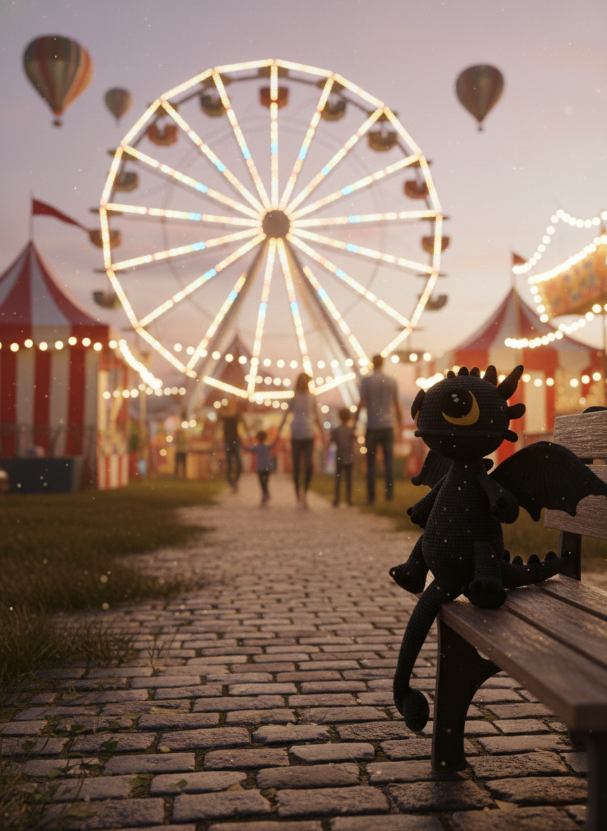 Onyxie: De Middernacht Knuffel Draak – 38 cm Hoog