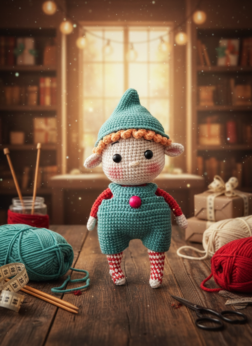 Rory – Handgemaakte Gehaakte Karakterpop 20cm | Leuk Uniek Cadeau voor Kinderen
