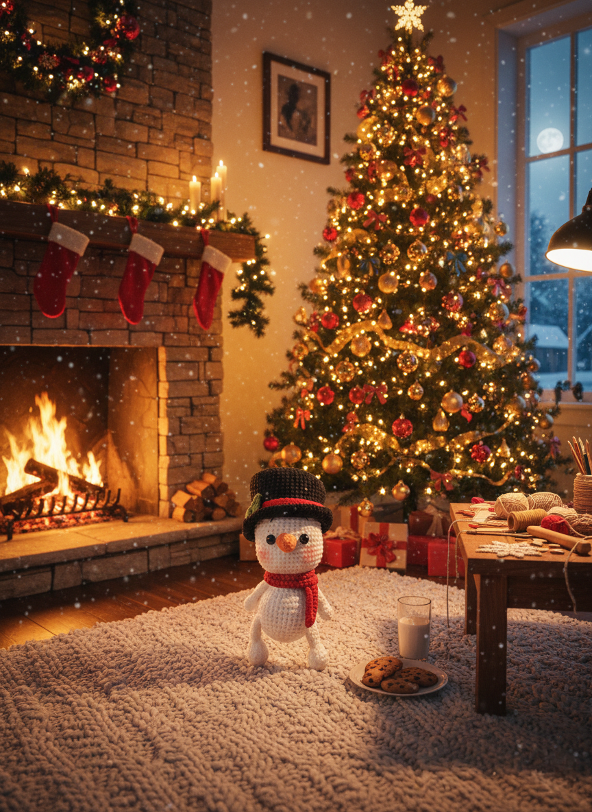 Snowi Een vrolijke kleine sneeuwvriend 15 cm hoog