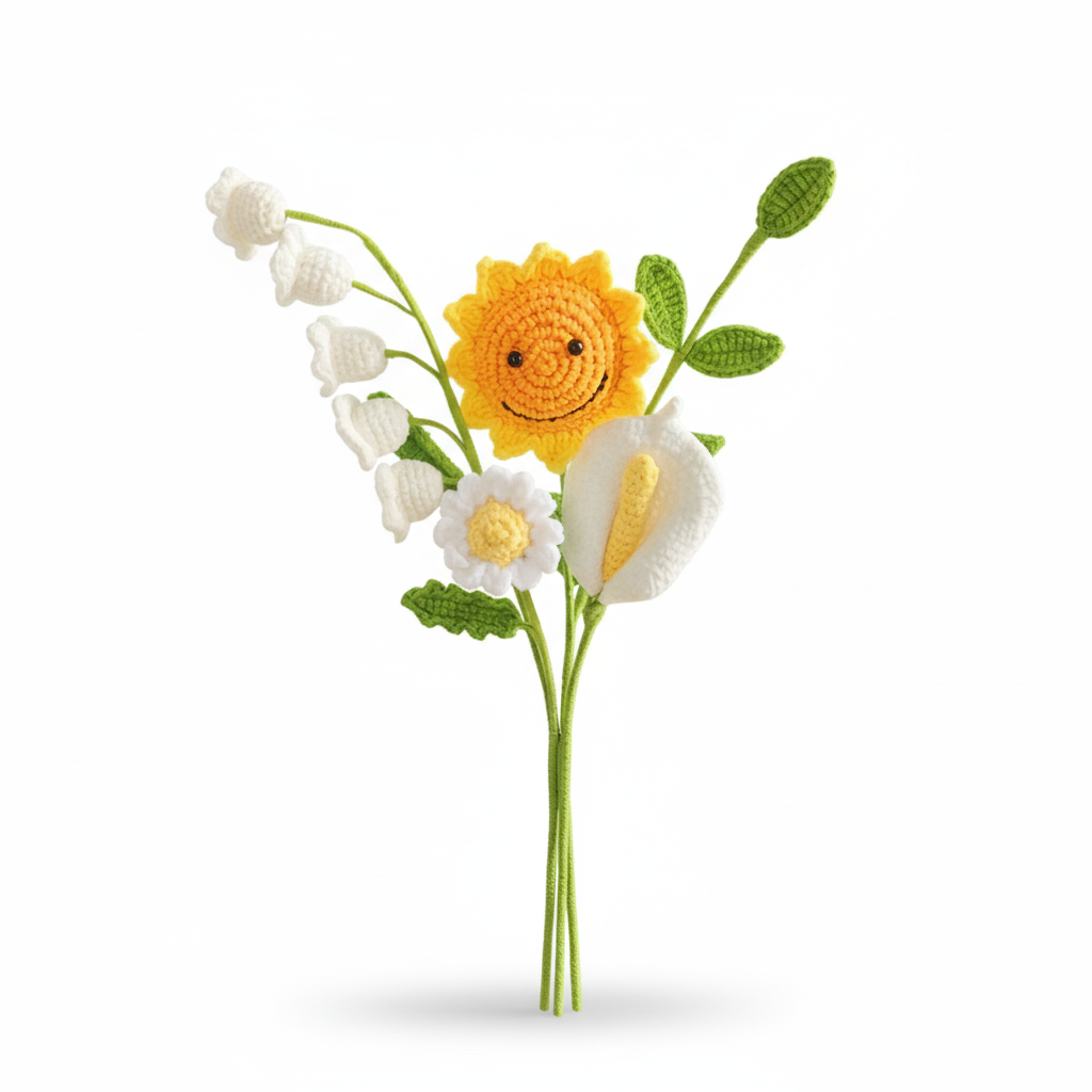 Sunny Smiles haakboeket