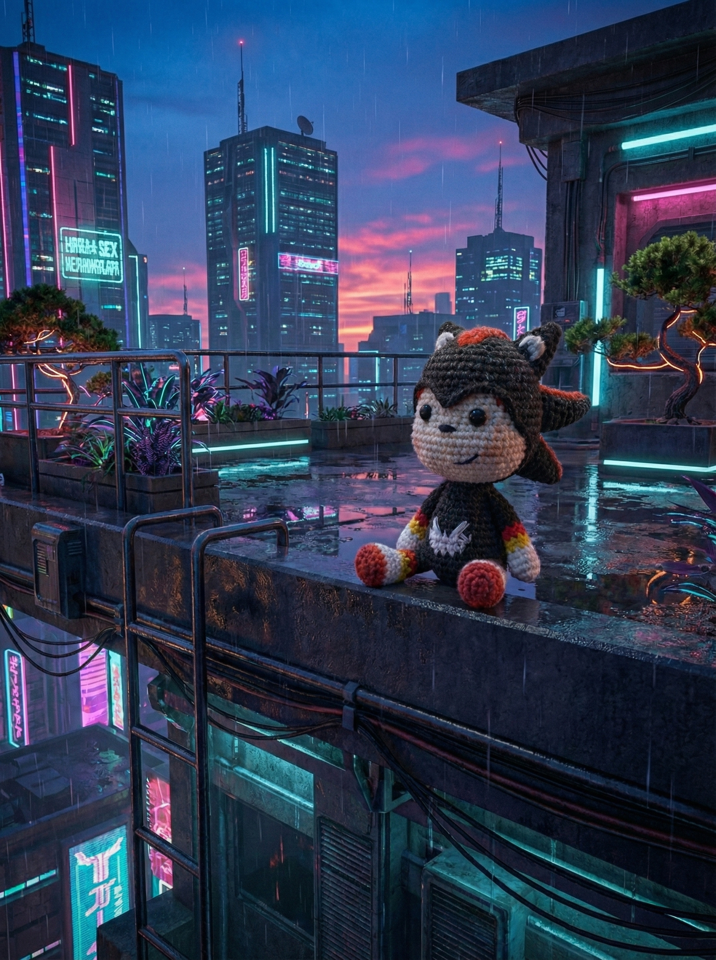 Wixxi Een kleine Shadow Speedster van 17 cm hoog