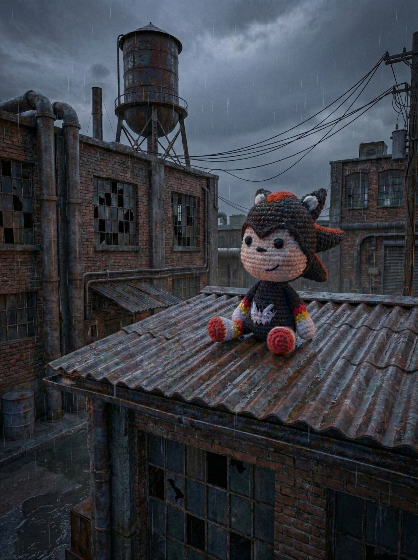 Wixxi Een kleine Shadow Speedster van 17 cm hoog