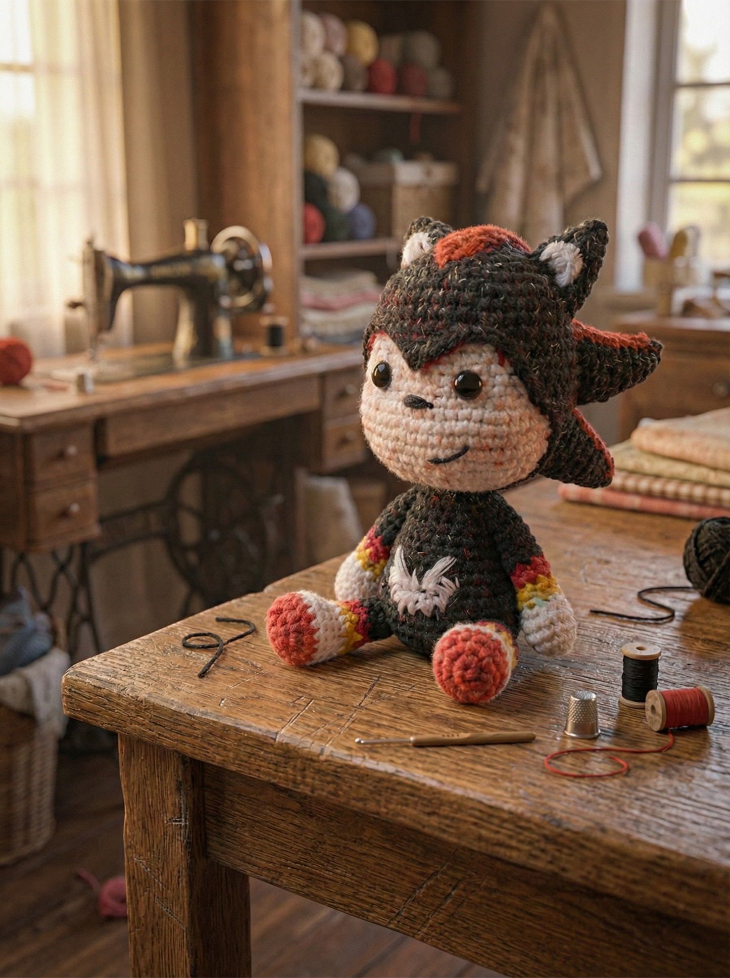 Wixxi Een kleine Shadow Speedster van 17 cm hoog