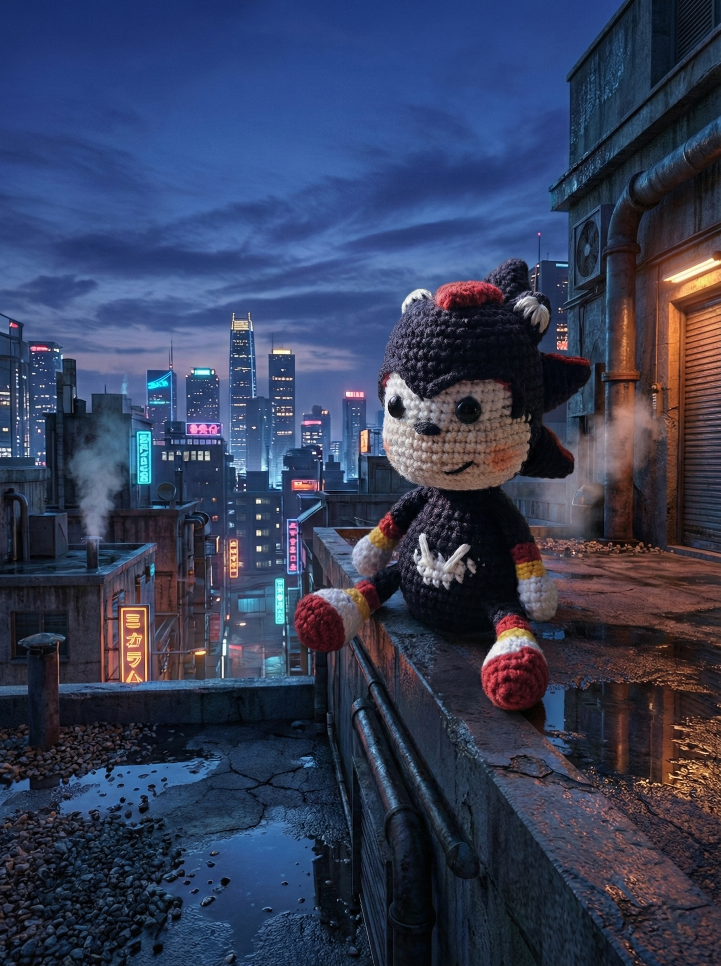 Wixxi Een kleine Shadow Speedster van 17 cm hoog