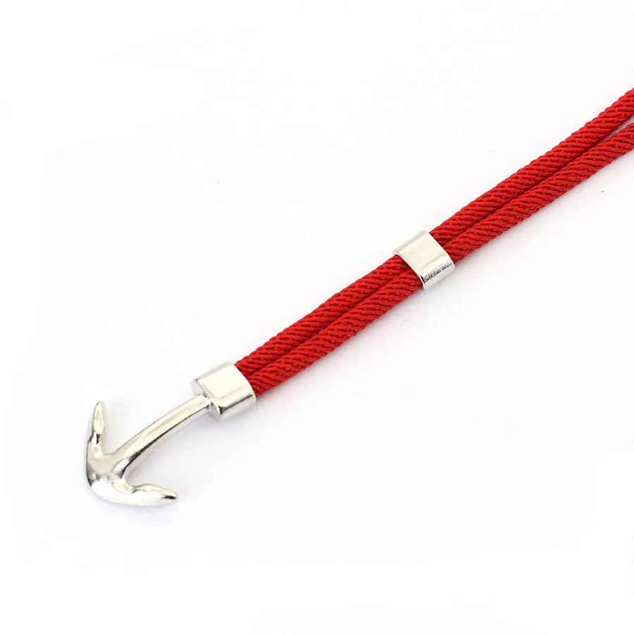 Heren Nautische Haak Touw Armband | Marine Stijl | Verstelbare Strandarmband