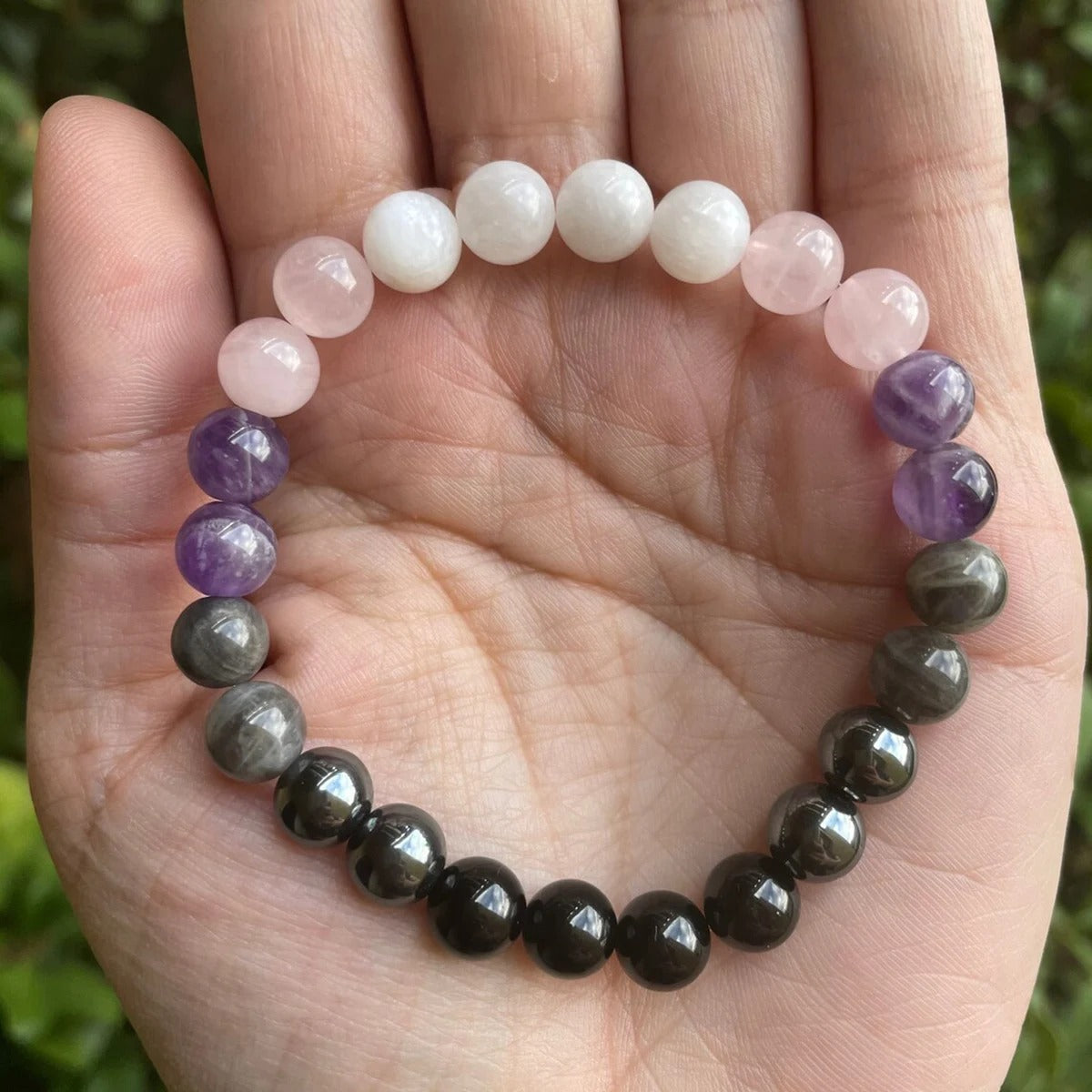 Spirituele Energie Helende Armband Collectie | Natuurlijk Kristal & Steen | Unisex Meditatie Sieraad