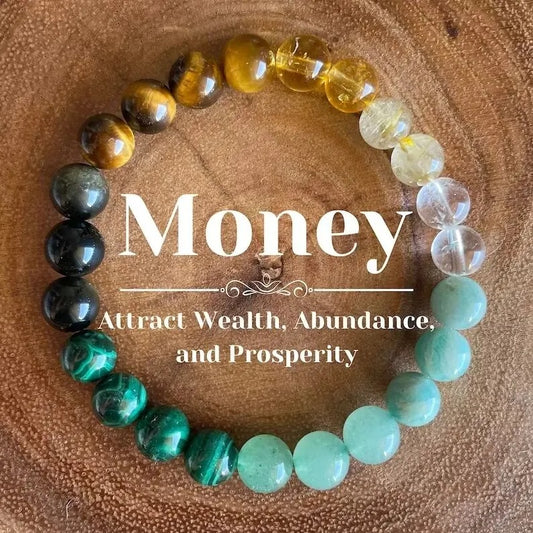 Spirituele Energie Helende Armband Collectie | Natuurlijk Kristal & Steen | Unisex Meditatie Sieraad